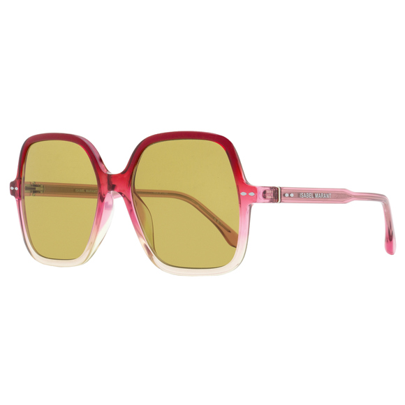 Isabel Marant Square Sunglasses IM0077GS Z6V70 Red-Yellow Gradient 56mm - Picture 1 of 2